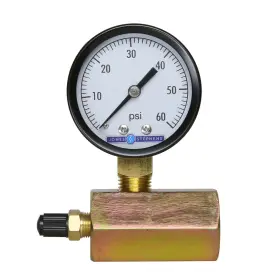 G64060 Jones Stephens 2 Inch 60 Psi Gas Test Gauge Assembly G64060 Jones Stephens 2 Inch 60 Psi Gas Test Gauge Assembly