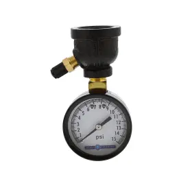G66015 Jones Stephens 2 Inch 15 Psi Gas Test Gauge Assembly - Bell