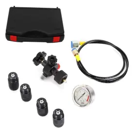 Joowing 756804346454 Hydraulic Accumulator Nitrogen Charging Filling Kit Gas Valve Test Set #2