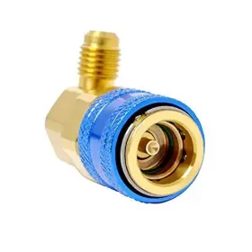 Joywayus 609301963184 Angled High Low R134a Ac Quick Coupler Adapter Fitting Freon Manifold Gauge H #2 Joywayus 609301963184 Angled High Low R134a Ac Quick Coupler Adapter Fitting Freon Manifold Gauge H #2