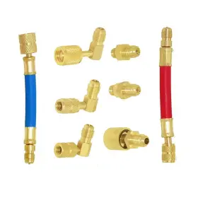 Joywayus 653445306888 8pcs Universal R134a R12 A/c Car Air Condition Refrigeration Connect