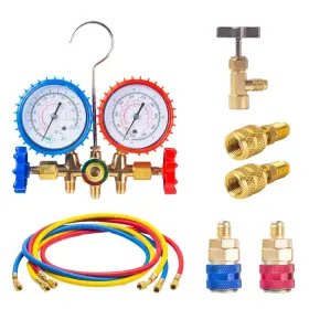 Jrangelp Jr-mg108 Ac Manifold Gauge Set Auto Diagnostic Freon Car Se