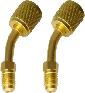 Jzkj 445008023096 Jianzhenkeji R410a Adapter 5/16 Inch Female Quick Couplers X 1/4 Male Flare For O