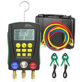 Kaisal Dy17 Hvac Gauges Digital Manifold Gauge Set Dual Pressure&temp Test 89 Refrig