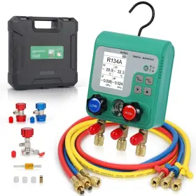 Rt523 Kaisal Hvac Digital Manifold Gauge Set For 92 Refrigerant Tft Display Rt523 Kaisal Hvac Digital Manifold Gauge Set For 92 Refrigerant Tft Display