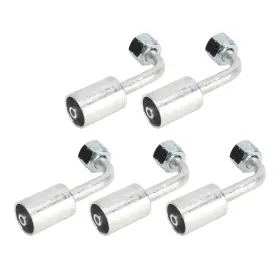 Keenso3pfiqx0m1z Keenso 10 Pcs Crimp Ac Fitting 90 Degree Auto Air Conditioner For 3/8 Inch