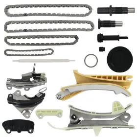 9-0389sx Kusatec Ktc00353 Timing Chain Kit With Tensioner Guide Rail Sprocket Fit F