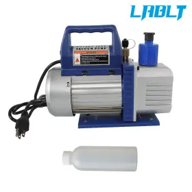Om310653oc Lablt Single Stage Rotary Vane Air Vacuum Pump 110v 1/3 Hp 4.5 Cfm