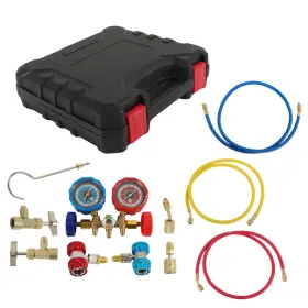 Law207090 Labwork Air Vacuum Pump Manifold Gauge Set 1/3hp 4cfm Hvac Ac Refrigerant Kit #2 Law207090 Labwork Air Vacuum Pump Manifold Gauge Set 1/3hp 4cfm Hvac Ac Refrigerant Kit #2