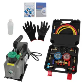 Law207090 Labwork Air Vacuum Pump Manifold Gauge Set 1/3hp 4cfm Hvac Ac Refrigerant Kit Law207090 Labwork Air Vacuum Pump Manifold Gauge Set 1/3hp 4cfm Hvac Ac Refrigerant Kit