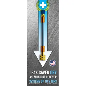 Leak Saver 604296227716 Direct Inject Dry A/c Moisture Remover No Sealant Onl Leak Saver 604296227716 Direct Inject Dry A/c Moisture Remover No Sealant Onl