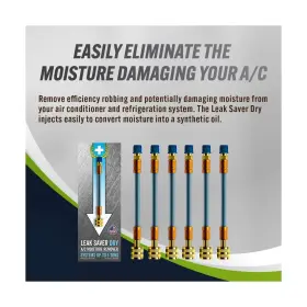Leak Saver 604296227808 Direct Inject Dry A/c Moisture Remover 6pk No Sealant Moist #2 Leak Saver 604296227808 Direct Inject Dry A/c Moisture Remover 6pk No Sealant Moist #2