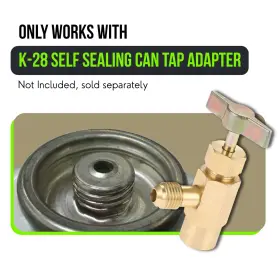 R600a Leak Saver 604296227846 Refrigerant - Upright Charging Self Sealing Can 6oz #3
