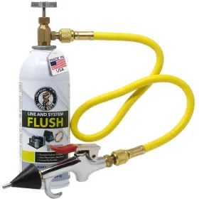 Leak Saver 604296229222 Line Set And System Ac Flush Solvent Kit Pressurized For