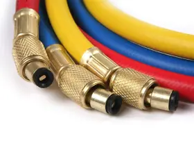 Sae-1 Lethend 603432732312 1/4 Inch 2500 500 Psi Sae-1/4 Sae Ac Charging Hoses Set Refrigerant Freon #3 Sae-1 Lethend 603432732312 1/4 Inch 2500 500 Psi Sae-1/4 Sae Ac Charging Hoses Set Refrigerant Freon #3