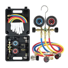 Lichamp 689994688434 Ac Gauges R134a R22 R12 R502 A/c Diagnostic Manifold Gauge Set With 5ft Lichamp 689994688434 Ac Gauges R134a R22 R12 R502 A/c Diagnostic Manifold Gauge Set With 5ft
