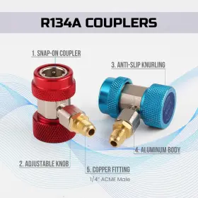 Lichamp 741025730731 A/c R134a Adapters With Puncture 134a Can Tap Ac 134 Quick Coupler Ho #2 Lichamp 741025730731 A/c R134a Adapters With Puncture 134a Can Tap Ac 134 Quick Coupler Ho #2
