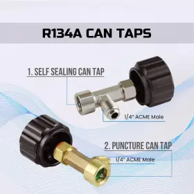 Agsta01 Lichamp R134a Can Tap Automotive R 134a Self Sealing And Puncture Ac Fr #2 Agsta01 Lichamp R134a Can Tap Automotive R 134a Self Sealing And Puncture Ac Fr #2