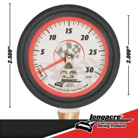 52-52024 Longacre 013015001467 0-30 Psi Tire Pressure Gauge 2 Inch #3
