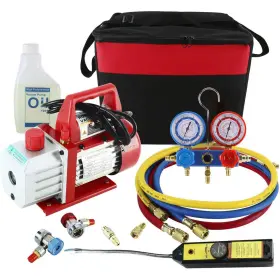 Luckyhigh 617256124420 110v 4cfm 1/3hp Single Stage Rotary Vane Air Vacuum Pump Hvac A/c Refrigerati Luckyhigh 617256124420 110v 4cfm 1/3hp Single Stage Rotary Vane Air Vacuum Pump Hvac A/c Refrigerati