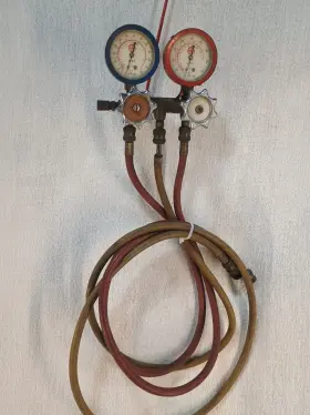 Tt572 Mac Tools A/c Gauges Professional Hvac/r Manifold Gauge Set R-12 R-22 3 Hoses