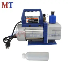 Mt4728829 Machine-tools High Quality 1/3hp 4.5cfm Air Vacuum Pump Single Stage Rotary Vane With Oil Bottle #3