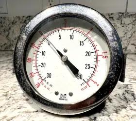 Km03bc325 Marshalltown Vintage 4 Inch Pressure Gauge Made In Usa Untested #2 Km03bc325 Marshalltown Vintage 4 Inch Pressure Gauge Made In Usa Untested #2