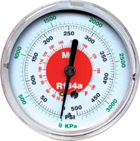 Mastercool 700376863505 86350 Low Side R134a 3 1/8 Inch 80mm Gauge