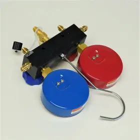 R600a Mastercool 700376935615 93561 3 Way Charging Manifold With Standard 60 Ryb Hoses For #3