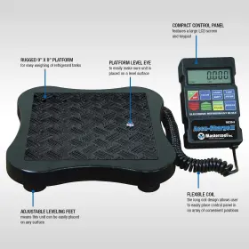 98210-a Mastercool 700376982107 Electronic Refrigerant Scale Black #2 98210-a Mastercool 700376982107 Electronic Refrigerant Scale Black #2