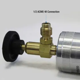 82375 Mastercool 746927064069 R134a Oil Injector Silver #3