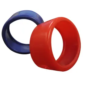 Mastercool 91553-ee Red And Blue 3-1/8 Inch Gauge Guard Set For The Protection Of