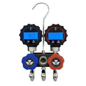 94261 Mastercool Mini-fold Compact 2-way Refrigerant Manifold With 60 Inch