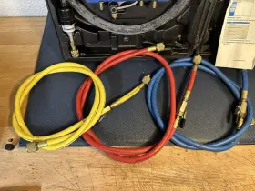 99961 Mastercool 4-way Digital Hvac Charging Manifold With Hoses #3