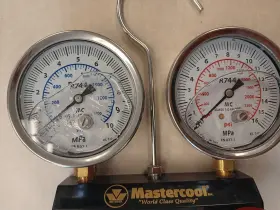R-744 Mastercool Co2 Guage Manifold