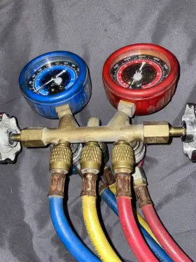 Ac13460 Matco Tools Brass Manifold Gauge Set
