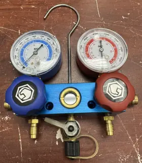 Ac89661 Matco Tools Manifold Guage Set With Manual