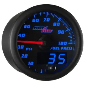 Maxtow 842559100493 Double Vision 100 Psi Fuel Pressure Gauge Kit - Includes Electronic Se