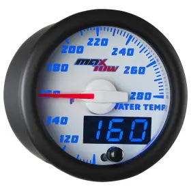 Maxtow 842559100776 Double Vision 280 F Water Coolant Temperature Gauge Kit - Includes Ele Maxtow 842559100776 Double Vision 280 F Water Coolant Temperature Gauge Kit - Includes Ele