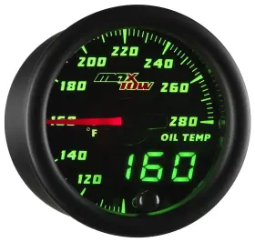 Mt-dv07 Maxtow Double Vision 280 F Oil Temperature Gauge Kit - Includes Electronic Sensor