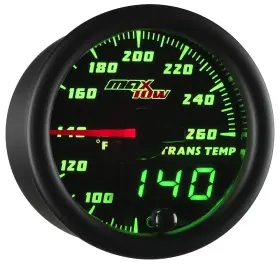 Mt-dv12 Maxtow Double Vision 260 F Transmission Temperature Gauge Kit - Includes Electronic