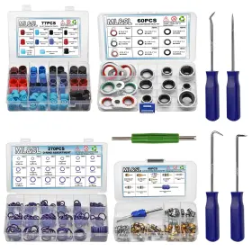 Ml327 Ml&sl 5 Set Car A/c Repair Kit 270pcs O-ring Seal 40pcs Air Conditioner Valve