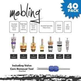 Mobling 733520920557 Car Air Conditioning Repair A/c Valve Core Kit And Ac Removal Install Tool #2