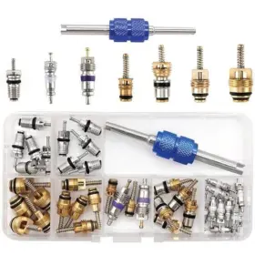 Mobling 733520920557 Car Air Conditioning Repair A/c Valve Core Kit And Ac Removal Install Tool