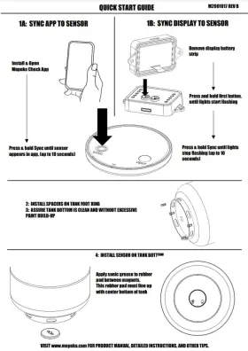 Mopeka Products Llc 445040441469 Tank Check Led Gauge Display Reprogrammable For Rv Propane Levels #2