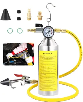210859 Motocoche Ac Flush Kit With Pressure Gauge Relief Valve Spray Head And Hose - Hvac Clea 210859 Motocoche Ac Flush Kit With Pressure Gauge Relief Valve Spray Head And Hose - Hvac Clea