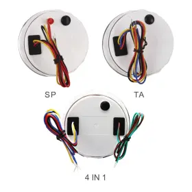 Motor Meter Racing 710139837946 W Pro Series 3 Gauge Set 85mm 3-3/8 Inch Gps Speedometer Tachometer And 4 In 1 Mul #3