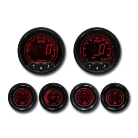 Motor Meter Racing 712968077906 Evo Series Digital 6 Gauge Set - Blue And Red Switchable Led #2 Motor Meter Racing 712968077906 Evo Series Digital 6 Gauge Set - Blue And Red Switchable Led #2