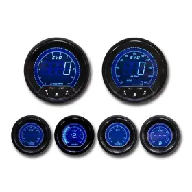 Motor Meter Racing 712968077906 Evo Series Digital 6 Gauge Set - Blue And Red Switchable Led Motor Meter Racing 712968077906 Evo Series Digital 6 Gauge Set - Blue And Red Switchable Led