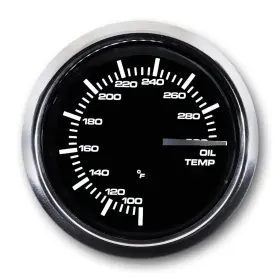 Mgsot-270ba Motor Meter Racing Mgs Series 52mm 2-1/16 Inch Electrical Oil Temperature Gauge 100 300 F Black Dia